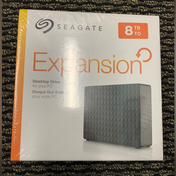 Seagate 8 TB External Hard Disk storage device - Picture 1 of 4